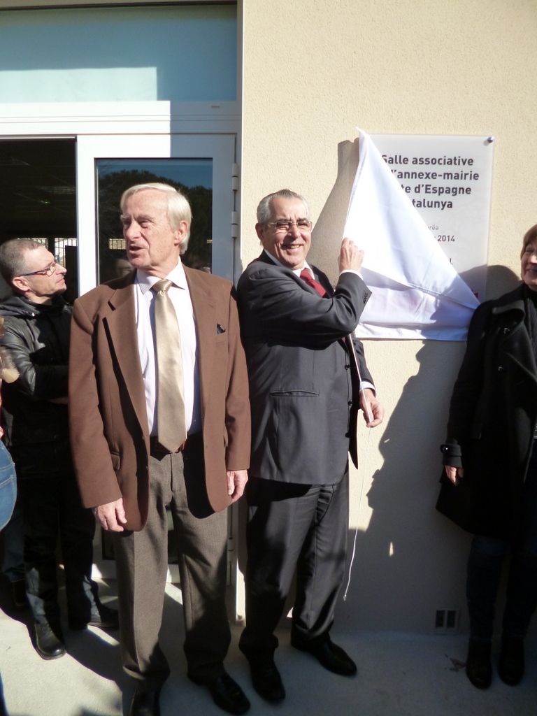 Inauguration de l'extension de la salle